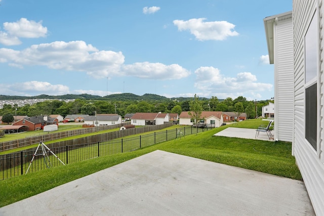 4220 Skyridge Dr, Nashville, TN 37207 - view of patio with a residential view and a mountain view