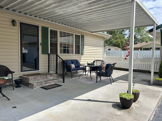1306 Mcmahan St, Manchester, TN 37355 - view of patio / terrace featuring fence
