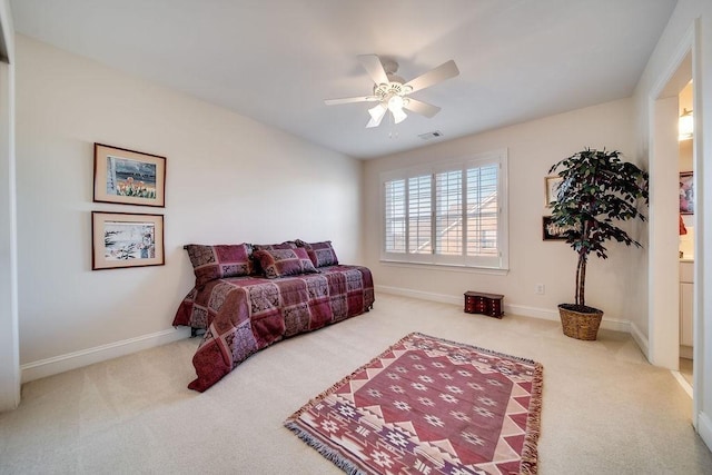 908 Plantation Blvd, Gallatin, TN 37066 - bedroom featuring a ceiling fan, baseboards, and carpet floors
