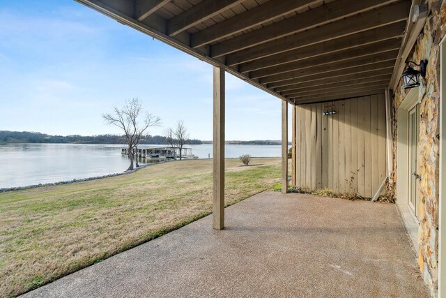 144 Tanasi Shr, Gallatin, TN 37066 - view of patio / terrace with a water view