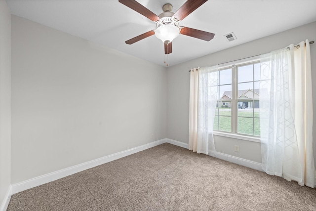 568 Tracy Ln, Clarksville, TN 37040 - spare room featuring carpet and ceiling fan