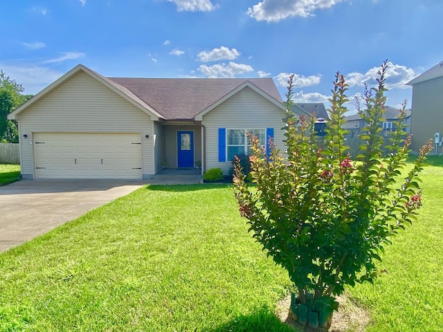 568 Tracy Ln, Clarksville, TN 37040 - ranch-style home featuring an attached garage, concrete driveway, and a shingled roof