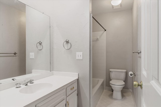 975 General George Patton Rd, Nashville, TN 37221 - full bath featuring tile patterned flooring, shower / washtub combination, toilet, and vanity