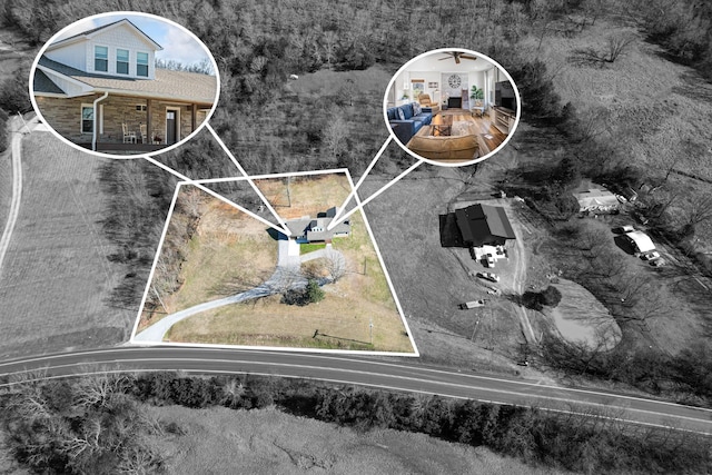 744 Dobbins Pike, Gallatin, TN 37066 - aerial view of property and surrounding area