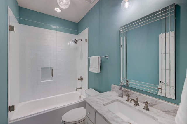 209 Gilchrist S Cir, Nolensville, TN 37135 - full bathroom featuring vanity, toilet, and bathtub / shower combination