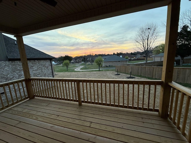 7132 Silverwood Trl, Hermitage, TN 37076 - wooden terrace with a residential view