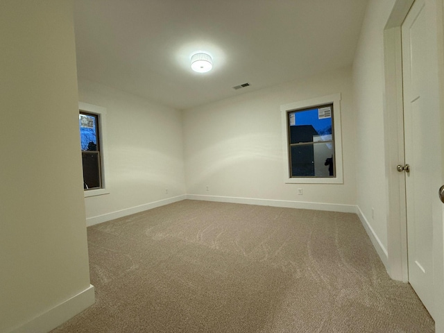 7132 Silverwood Trl, Hermitage, TN 37076 - spare room featuring visible vents, carpet flooring, and baseboards