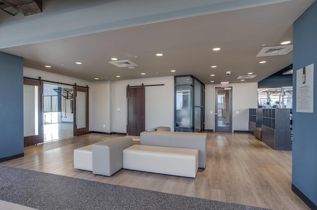 lobby featuring visible vents