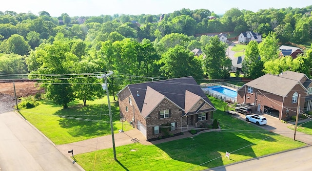 drone / aerial view