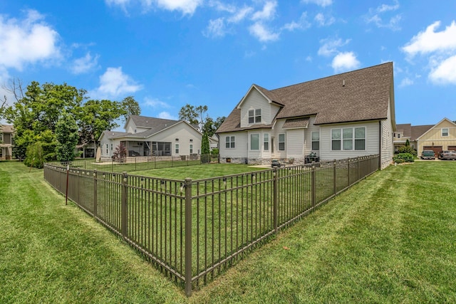 214 River Watch Way, Winchester, TN 37398 - rear view of property with roof with shingles and a fenced backyard