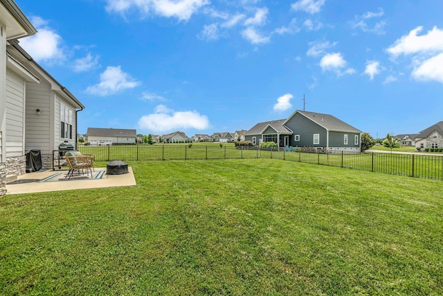 214 River Watch Way, Winchester, TN 37398 - fenced backyard with a patio area and a residential view