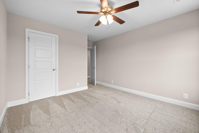150 Cardinal Crk, Clarksville, TN 37040 - unfurnished bedroom featuring carpet floors, baseboards, and ceiling fan