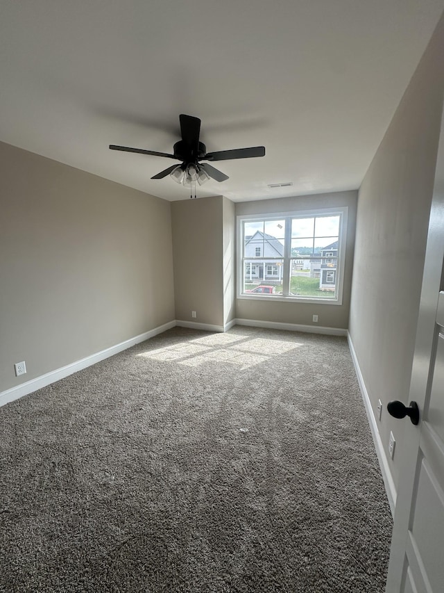 155 Cardinal Crk, Clarksville, TN 37040 - empty room with carpet flooring, baseboards, and a ceiling fan