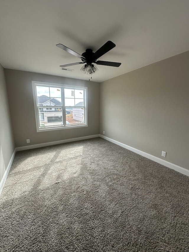 155 Cardinal Crk, Clarksville, TN 37040 - carpeted empty room featuring ceiling fan and baseboards