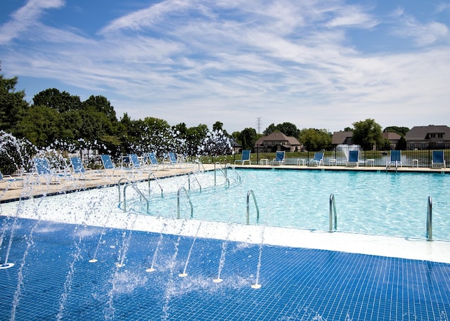 view of pool