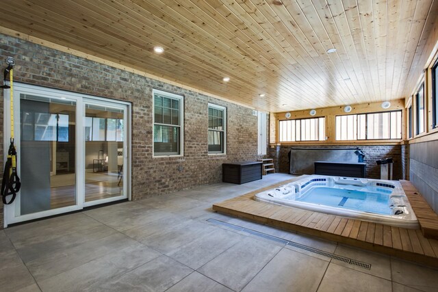 1926 20th Ave S, Nashville, TN 37212 - view of pool with hot tub deck surround and a patio area