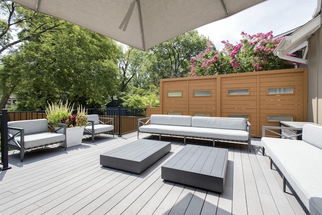 1926 20th Ave S, Nashville, TN 37212 - wooden deck with an outdoor hangout area
