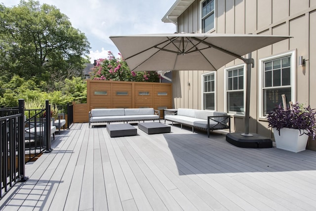 1926 20th Ave S, Nashville, TN 37212 - wooden terrace featuring an outdoor hangout area