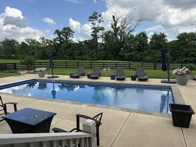 2113 Southern Preserve Ln, Franklin, TN 37064 - view of pool with a patio and view of scattered trees