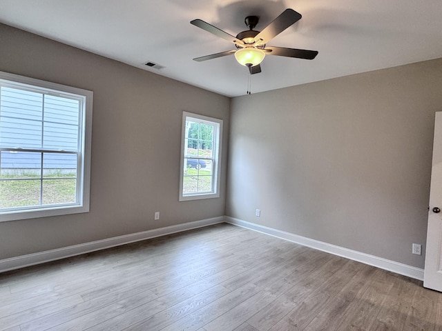 443 Generosity Way, Smyrna, TN 37167 - unfurnished room with wood finished floors, ceiling fan, and baseboards