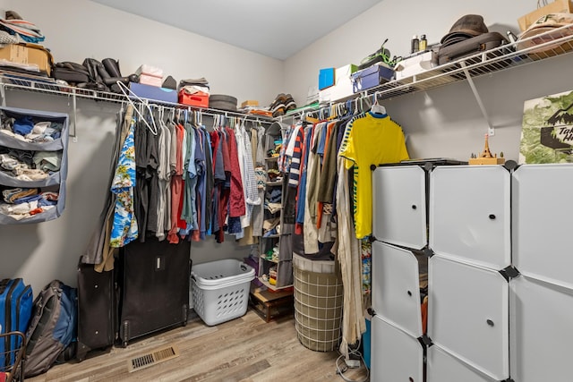 2619 Prospect Rd, Dalton, GA 30721 - spacious closet featuring visible vents and wood finished floors