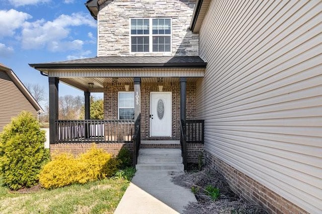 1033 Garner Hills Dr, Clarksville, TN 37042 - entrance to property featuring a porch