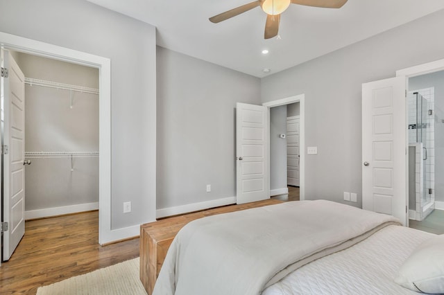 2003 Convent Pl Unit 6, Nashville, TN 37212 - bedroom with a closet, wood finished floors, baseboards, and a walk in closet