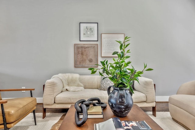 2003 Convent Pl Unit 6, Nashville, TN 37212 - living room with baseboards and wood finished floors