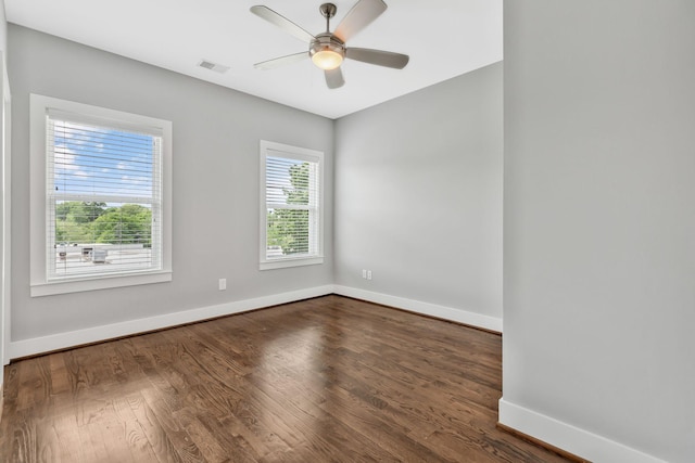 2003 Convent Pl Unit 6, Nashville, TN 37212 - empty room featuring baseboards, wood finished floors, and ceiling fan