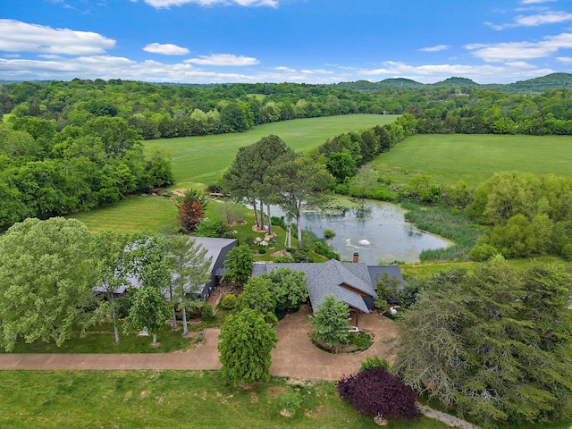 6923 Cross Keys Rd, College Grove, TN 37046 - aerial view with a water view