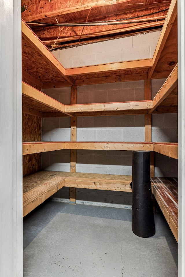 view of storage