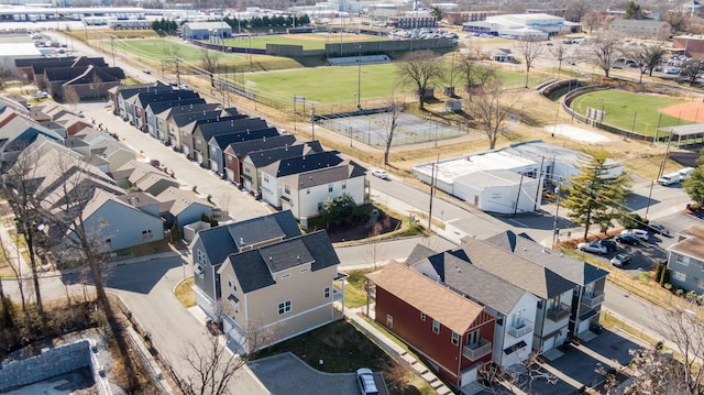 drone / aerial view featuring a residential view