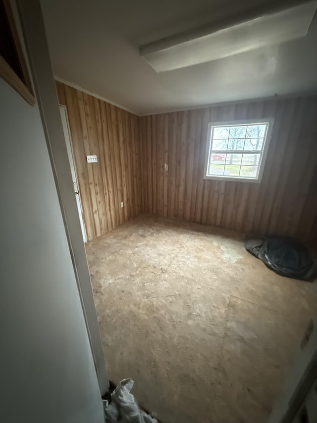 502 S Trenton St, Rutherford, TN 38369 - empty room featuring wooden walls