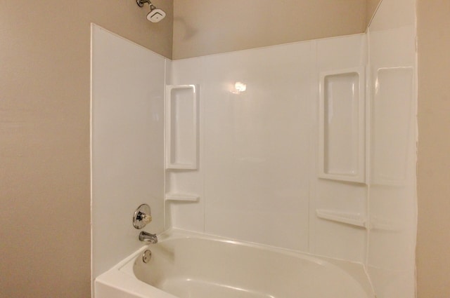 full bathroom with bathing tub / shower combination