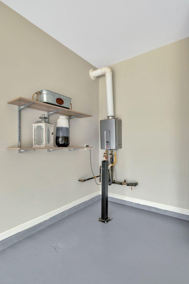 interior details with baseboards