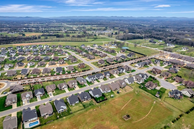 birds eye view of property featuring a residential view