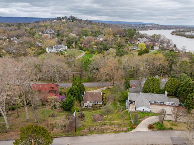 1608 Riverview Rd, Chattanooga, TN 37405 - drone / aerial view featuring a water view