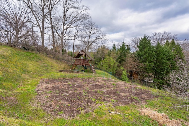1608 Riverview Rd, Chattanooga, TN 37405 - view of yard with a playground