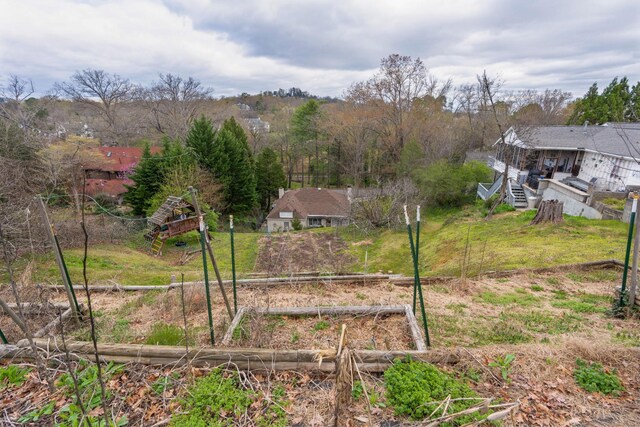 1608 Riverview Rd, Chattanooga, TN 37405 - view of yard with a vegetable garden
