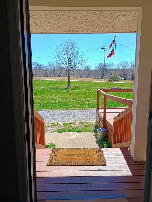 entryway featuring a wealth of natural light