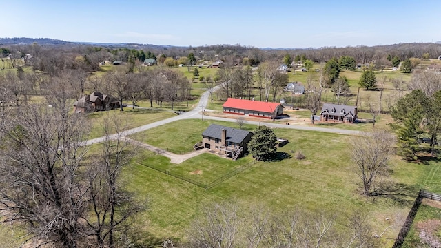 1106 Roseland Dr, Columbia, TN 38401 - bird's eye view with a rural view