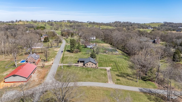 1106 Roseland Dr, Columbia, TN 38401 - drone / aerial view with a rural view