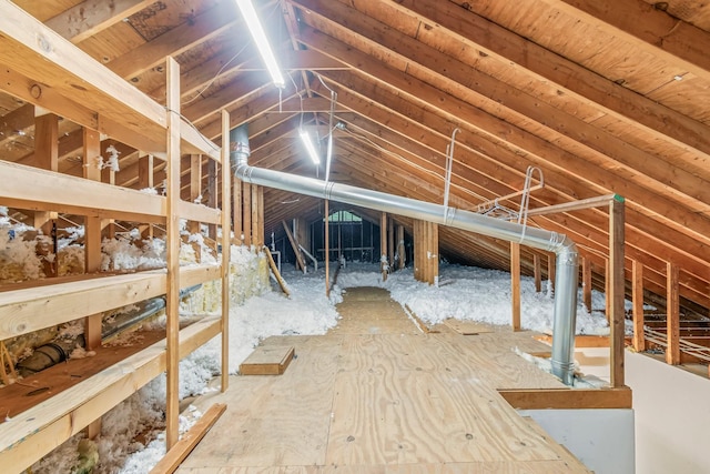 1106 Roseland Dr, Columbia, TN 38401 - view of unfinished attic