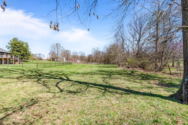 1106 Roseland Dr, Columbia, TN 38401 - view of yard with fence and a rural view