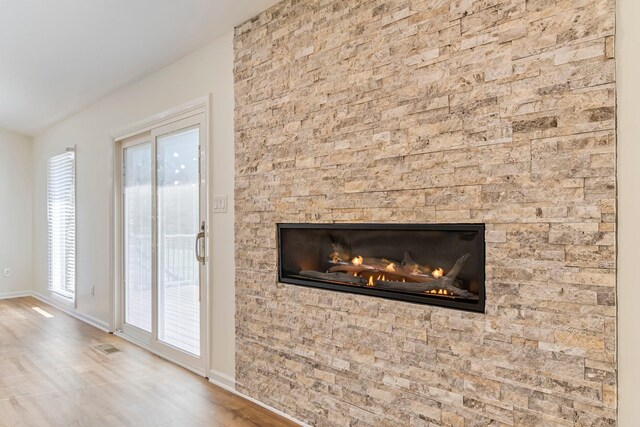 1106 Roseland Dr, Columbia, TN 38401 - room details with baseboards and wood finished floors