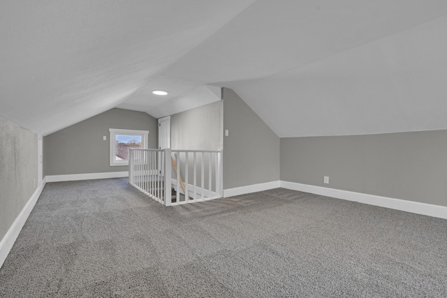 832 Richardson St, Clarksville, TN 37040 - bonus room with vaulted ceiling, carpet flooring, and baseboards