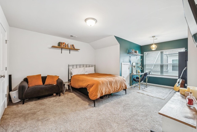 923 Long Train Aly, Antioch, TN 37013 - carpeted bedroom featuring baseboards, lofted ceiling, and visible vents