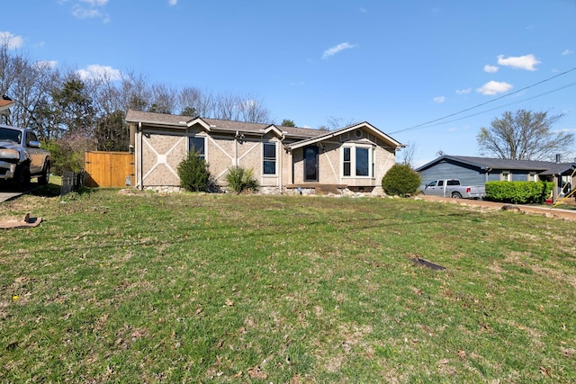3049 Fieldstone Dr, Antioch, TN 37013 - view of front of property with fence and a front lawn