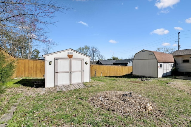 3049 Fieldstone Dr, Antioch, TN 37013 - view of shed featuring a fenced backyard