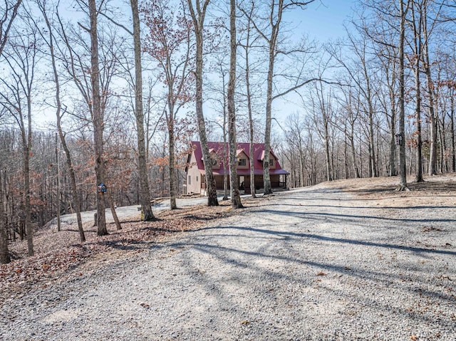 576 Ridgeway Dr, Sugar Tree, TN 38380 - view of front of property featuring gravel driveway